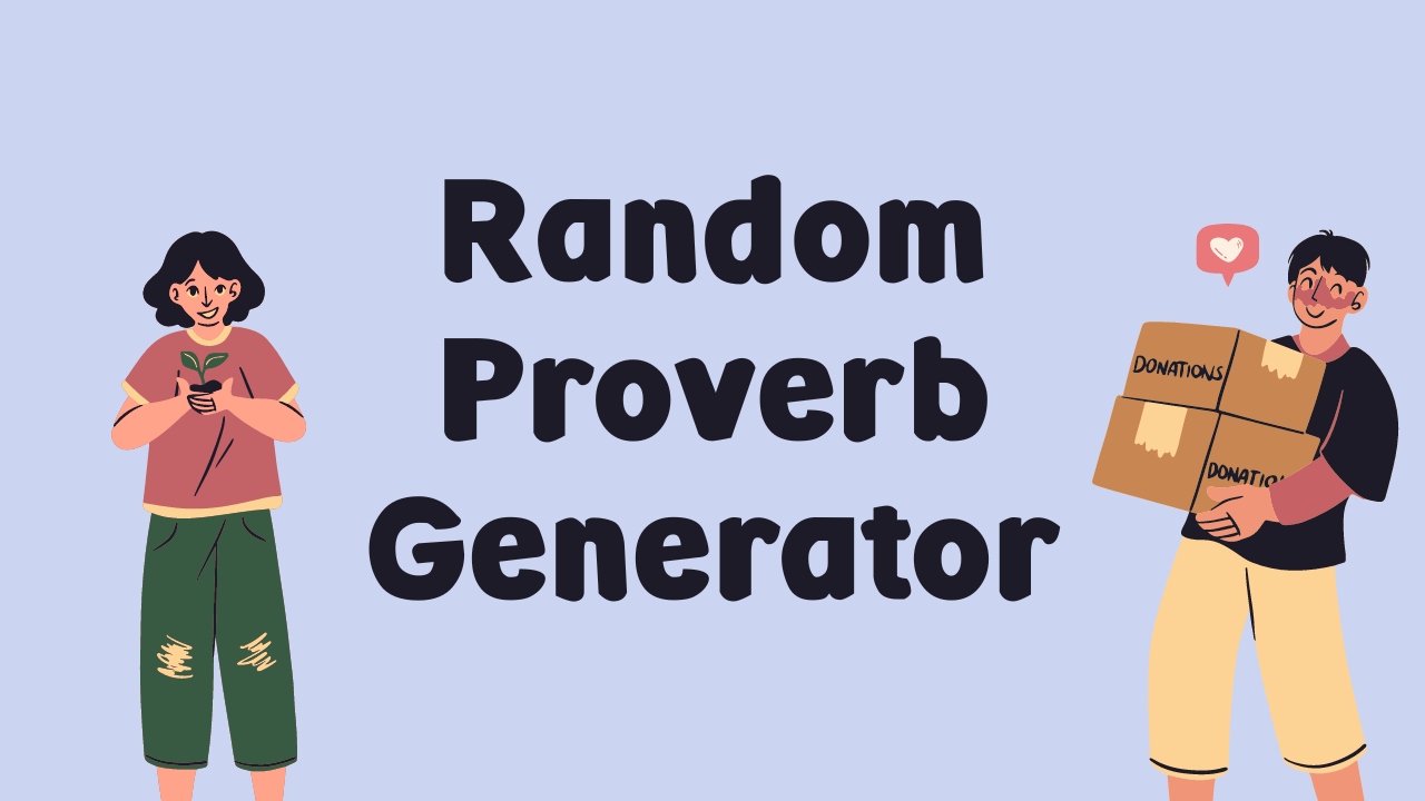 Random Proverb Generator